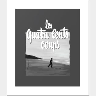 Francois Truffaut - 400 Blows / 400 Coups Illustration Posters and Art